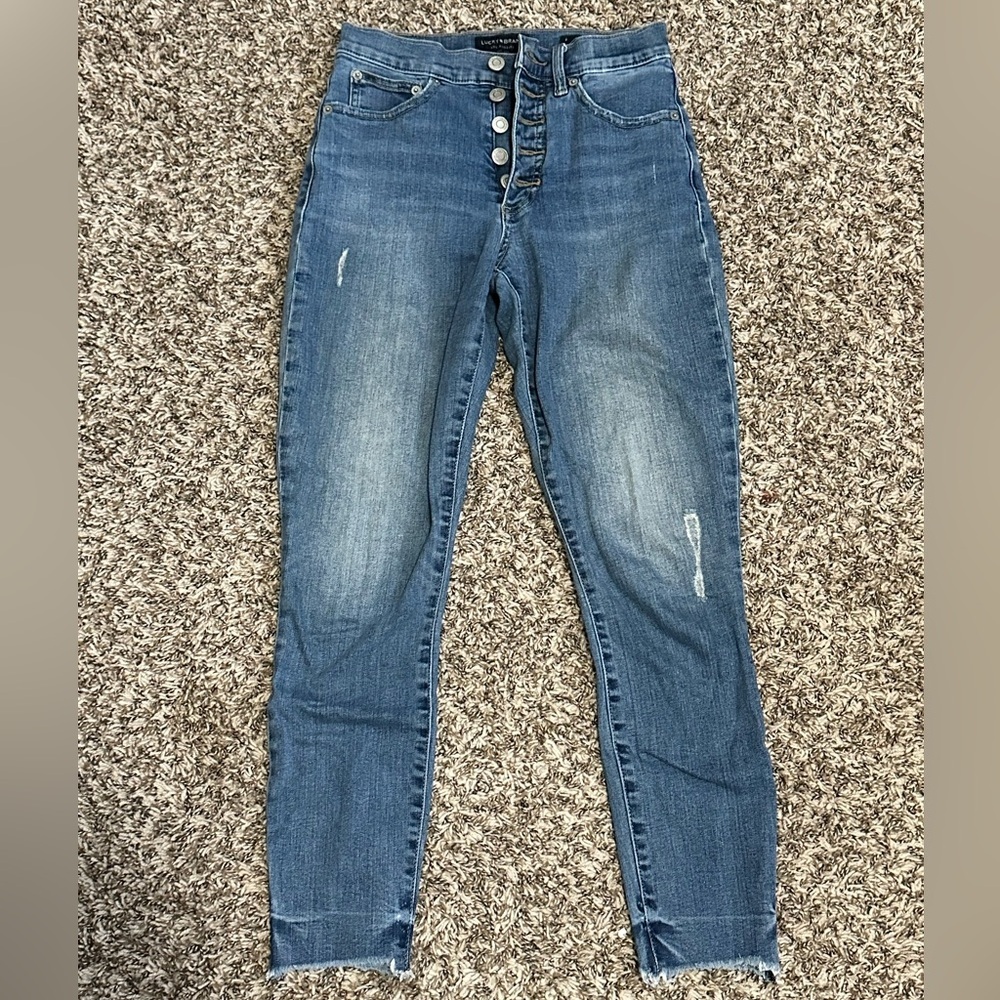 Lucky Brand Women’s Bridgette High Rise Skinny Ankle Length Jeans size 6 / 28